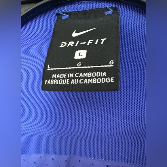 Nike Court FlexMaria Paramount Dri-Fit Blue Tank, Size Large - Picture 7 of 8